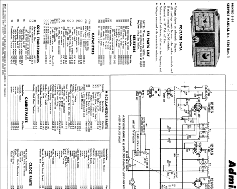 5F31 Ch= 5F3; Admiral brand (ID = 1120480) Radio