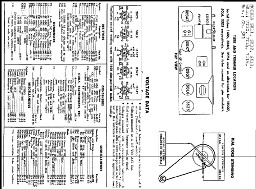 5K14 Ch= 5K1; Admiral brand (ID = 220645) Radio