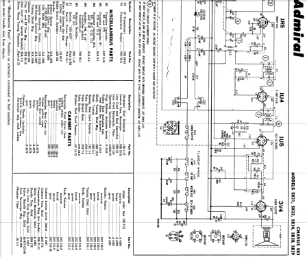 5K38 Ch= 5K3; Admiral brand (ID = 1119763) Radio