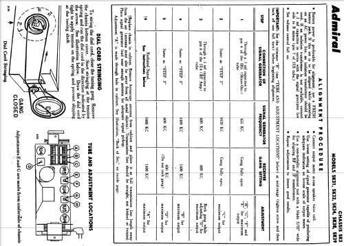 5K38 Ch= 5K3; Admiral brand (ID = 1119764) Radio