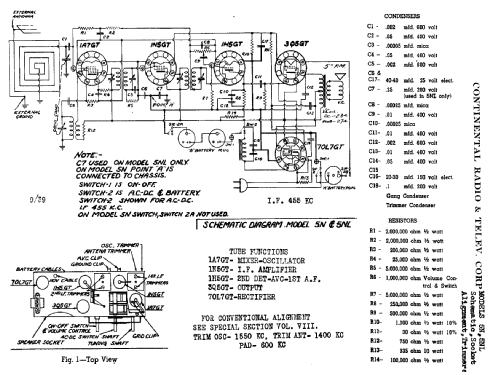 5NL ; Admiral brand (ID = 463393) Radio