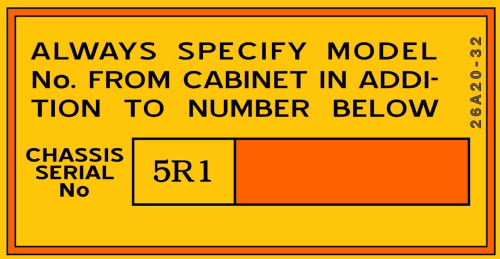 5R10UL Ch= 5R1; Admiral brand (ID = 3058465) Radio