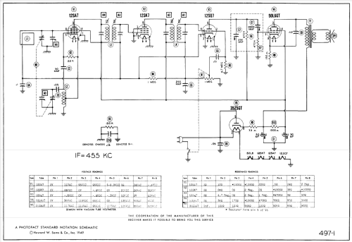 5R12 Ch = 5 R 1; Admiral brand (ID = 355577) Radio