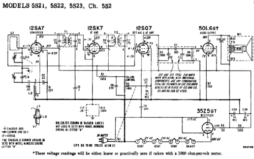 5S21 Ch= 5S2; Admiral brand (ID = 193123) Radio