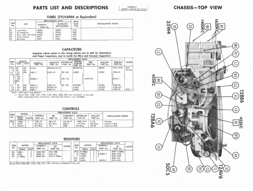 5S21AN Ch= 5C3; Admiral brand (ID = 483040) Radio