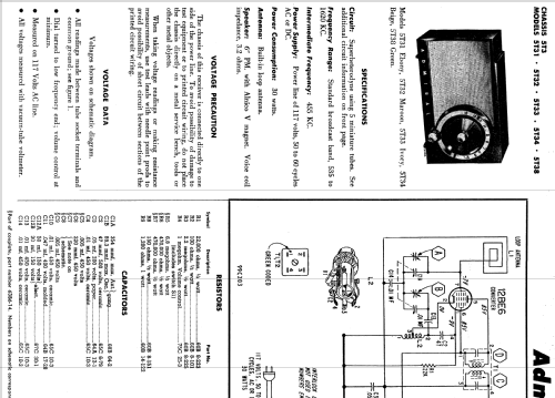 5T31 Ch= 5T3; Admiral brand (ID = 1119672) Radio