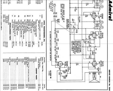 5T32 Ch= 5T3; Admiral brand (ID = 1119678) Radio