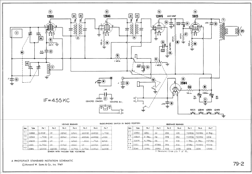 5W11 Ch= 5W1; Admiral brand (ID = 352306) Radio