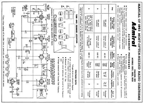 5X21 Ch= 5X2; Admiral brand (ID = 160040) Radio