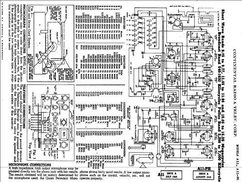 63 Ch= A11; Admiral brand (ID = 313380) Radio