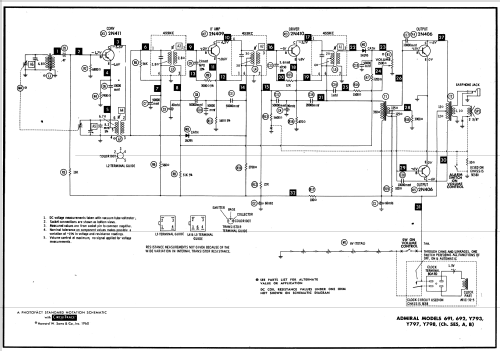 Deluxe-5 All Transistor Long Range 691 ; Admiral brand (ID = 543868) Radio