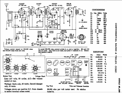 69 Ch= M5; Admiral brand (ID = 470650) Radio