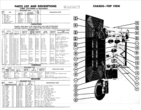 6 RT 44 Ch = 7 B 1; Admiral brand (ID = 830711) Radio