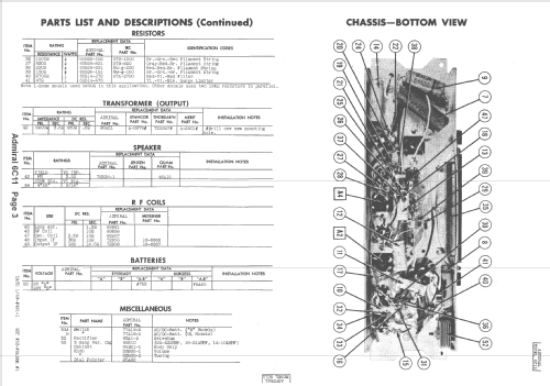 6C11 Ch= 6C1; Admiral brand (ID = 1454946) Radio