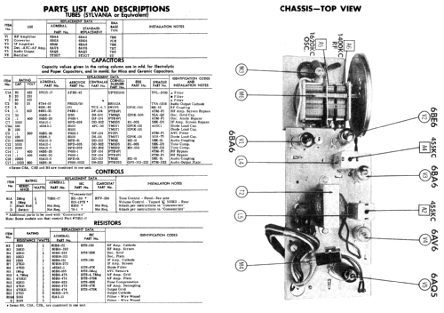 6N26 Ch= 5R2; Admiral brand (ID = 360517) Radio