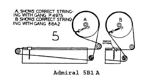 6RT41A Ch= 5B1A; Admiral brand (ID = 243220) Radio