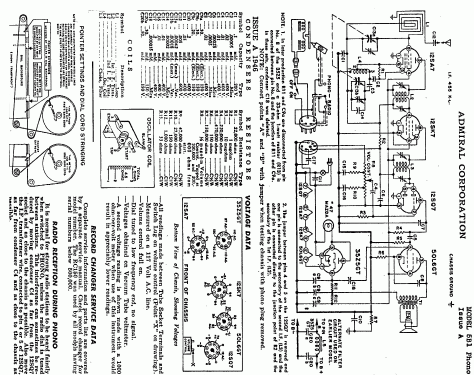 6RT42 5B1PH; Admiral brand (ID = 308599) Radio