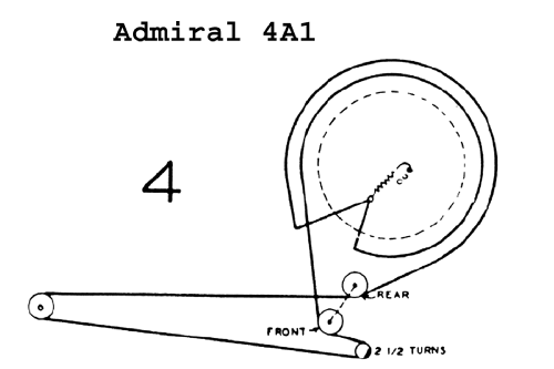 6T07 Ch=4A1; Admiral brand (ID = 243147) Radio