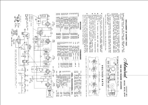 6Y19 Ch= 6Y1; Admiral brand (ID = 83569) Radio