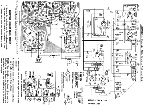 743 Ch= 7Q1; Admiral brand (ID = 110939) Radio