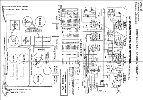 7A ; Admiral brand (ID = 465209) Radio