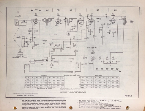 7C60 Ch= 6B1; Admiral brand (ID = 2918409) Radio