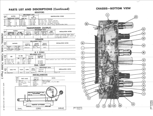 7C60B Ch= 6B1; Admiral brand (ID = 1412934) Radio