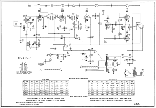 7C65B Ch= 7E1; Admiral brand (ID = 356264) Radio