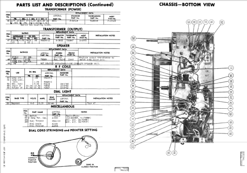 7C65W Ch= 7E1; Admiral brand (ID = 356276) Radio