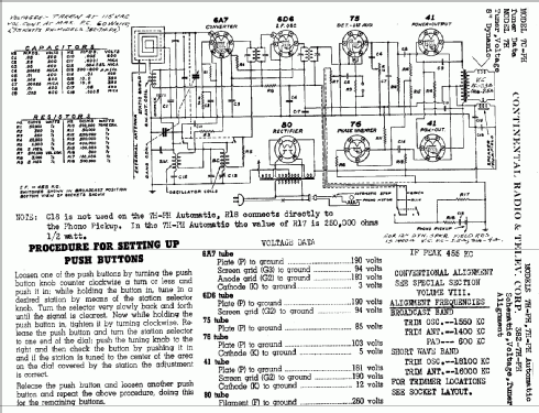 7C-PH ; Admiral brand (ID = 461476) Radio