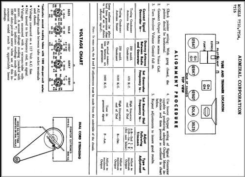 7T10 Ch= 5K1 ; Admiral brand (ID = 1541003) Radio