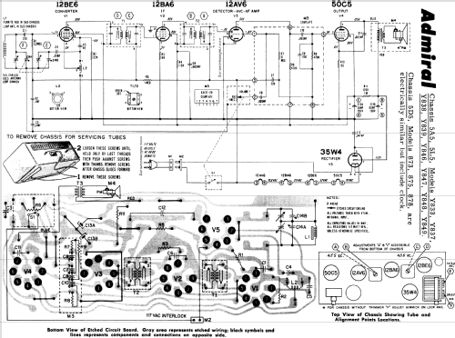 875 Ch= 5D5; Admiral brand (ID = 110944) Radio