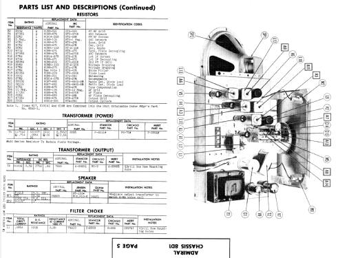 8D15 Ch= 8D1; Admiral brand (ID = 353702) Radio