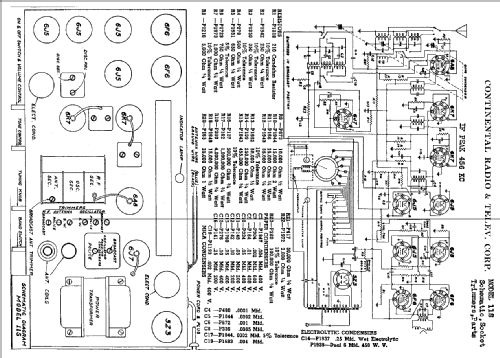 930 Ch = 11S; Admiral brand (ID = 467134) Radio