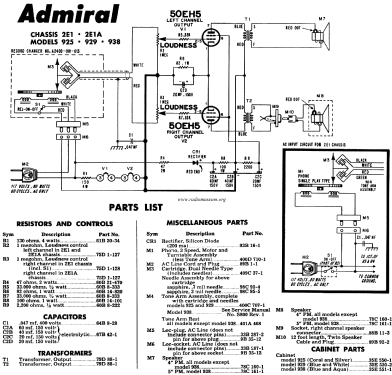 938 Ch= 2E1A; Admiral brand (ID = 111082) R-Player