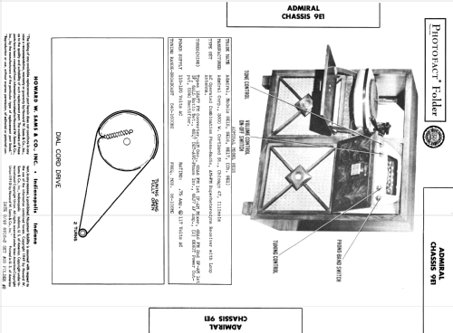 9E15 Ch= 9E1; Admiral brand (ID = 353271) Radio