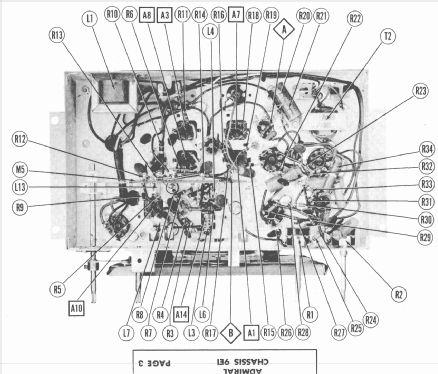 9E15 Ch= 9E1; Admiral brand (ID = 353274) Radio