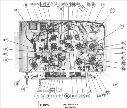 9E16 Ch= 9E1; Admiral brand (ID = 353282) Radio