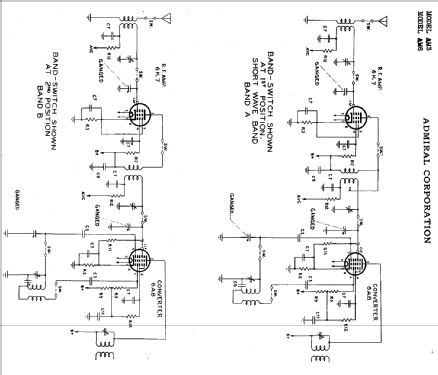 AM 6 ; Admiral brand (ID = 309776) Radio