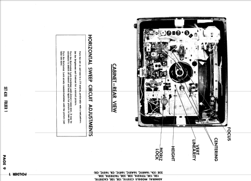 C21E11E Ch= 16S1C; Admiral brand (ID = 880304) Television