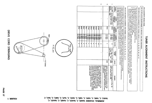 C21E12 Ch= 16E1C; Admiral brand (ID = 2570768) Fernseh-E