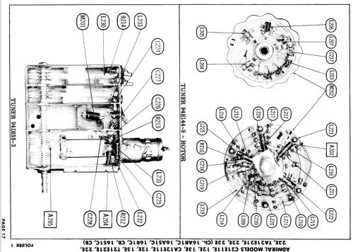 C21E12E Ch= 16S1CB; Admiral brand (ID = 880381) Fernseh-E