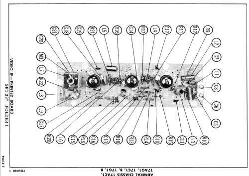 C21F42 Ch= 17G1B; Admiral brand (ID = 999509) Television