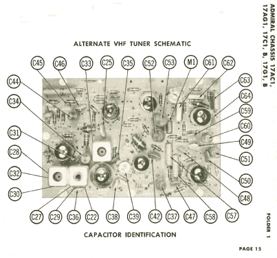 C21F43 Ch= 17G1; Admiral brand (ID = 2582039) Television