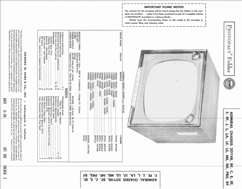 C223R16 Ch= 20Y4C; Admiral brand (ID = 2210212) Television