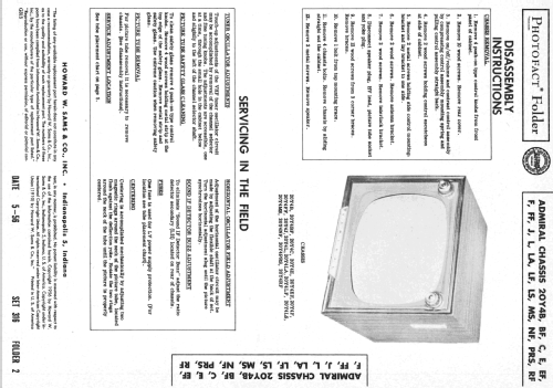 C223R18 Ch= 20Y4PRS; Admiral brand (ID = 2209970) Television