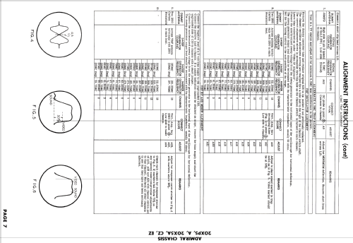 C2256 Ch= 20X5A; Admiral brand (ID = 2640756) Television