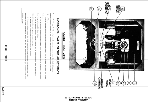 C2256 Ch= 20X5A; Admiral brand (ID = 2640767) Television