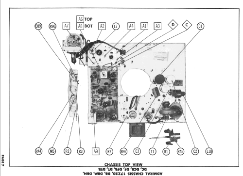 C23A11 Ch= 17Z3DT; Admiral brand (ID = 2402624) Television