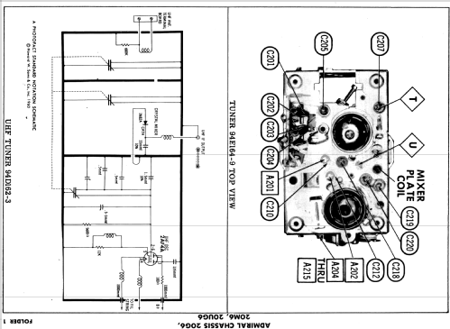 C24UM22 Ch= 20UG6; Admiral brand (ID = 555626) Television